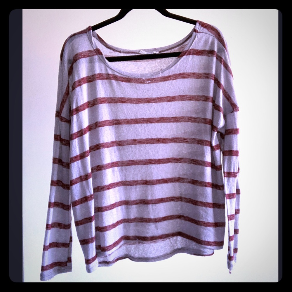 Striped Long Sleeve Top